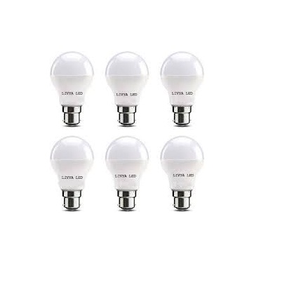 LIVYA LED BULB 180 DEGREE 1 YEAR WARRANTY DAY COOL LIGHT