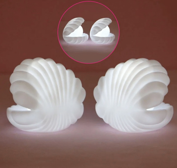 Pearl Shell Night Lamp Decorate Desk Lights - Image 2