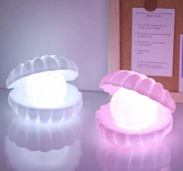 Pearl Shell Night Lamp Decorate Desk Lights - Image 4