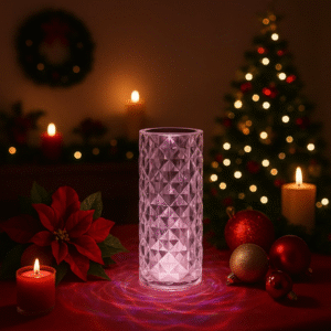 Crystal LED Touch Table Lamp with Remote Control